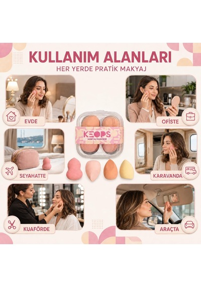 Lexroo Makyaj Sünger Seti 4 Lü 39975267