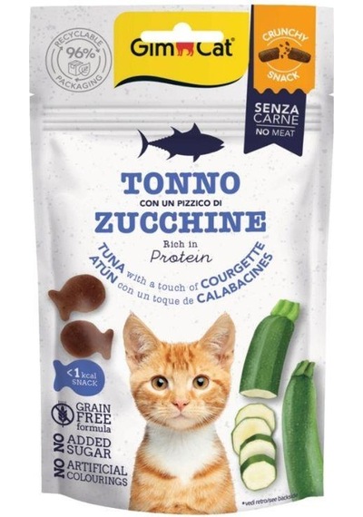 Gimcat Crunchy Ton Balıklı Ve Kabaklı Kedi Ödül Maması 50 Gr