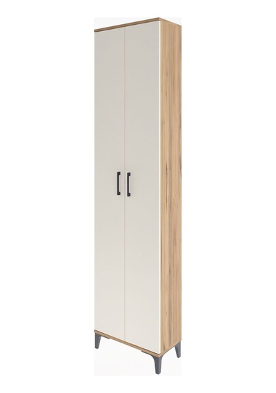 Arges Dolap 4 Raflı 2 Kapaklı 60x30x243 Çam-aytaşı Çam