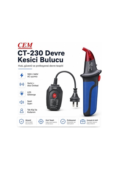 Cem Ct-230 Devre Kesici Bulucu