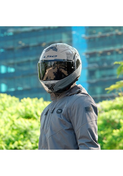 Ls2 Advant 2 Çene Açılır Kask Nardo Gri