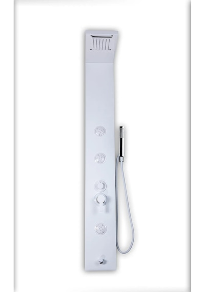 Sam Banyo Fırat Duş Paneli White Style Beyaz
