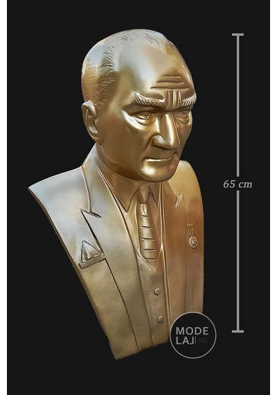 Atatürk Büstü 65 CM Fiber Glass Polyester