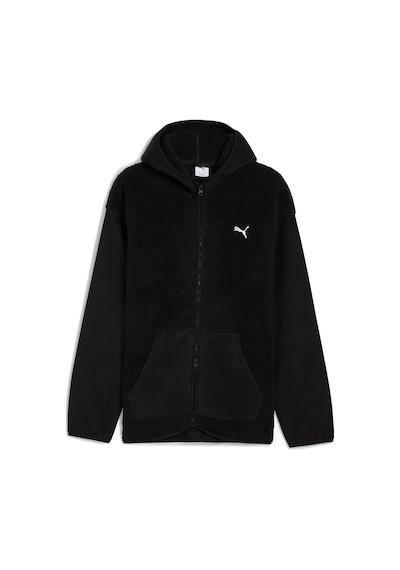 Puma Ess Elevated Full-zip Hoodie Erkek Yetişkin Ceket Siyah