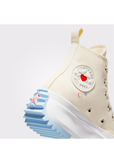Converse Run Star Hike Platform Y2k Heart Unisex Krem Sneaker