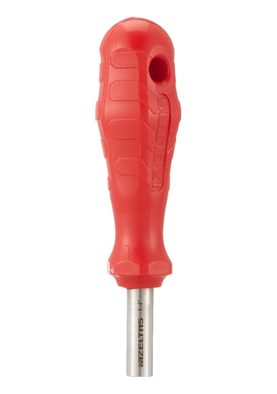 İzeltaş 4785196330 Manyetik Bits Tutucu Tornavida Kısa, Kırmızı, 6.3x30