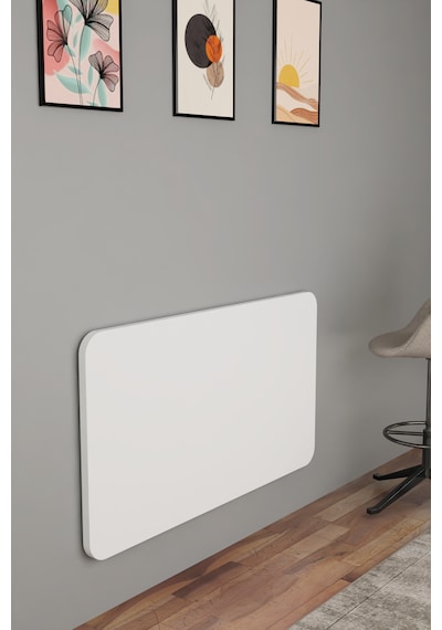 Katlanabilir Duvara Monte Masa - 50x90 Cm Ofis, Ev Çalışma Masası Beyaz