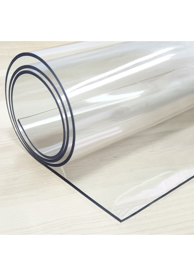 Şeffaf Pvc 3.5 MM Kalın Masa Örtüsü Kaymaz Kaydırmaz Koruyucu