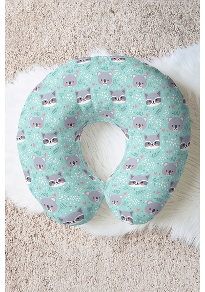 Sevimli Hayvan Figürlü Pamuklu Boyun Yastığı - Pastel Mint Gri Çocuk & Yetişkin Seyahat Yastığı Sedefli Yosunlu Ada Yeşili Sevimli Hayvan Figürlü Pamuklu Boyun Yastığı - Pastel Mint Gri Çocuk & Yetişkin Seyahat Yastığı Sedefli Yosunlu Ada Yeşili