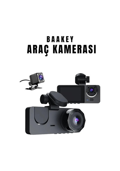 Buğz Üç Kameralı Wi Fi Araç İçi Kamera Gps Takip & G-sensor Özellikli Güvenlik Çözümü