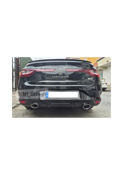 Renault Megane 4 Parlak Siyah Difüzör Megane Arka Difizör