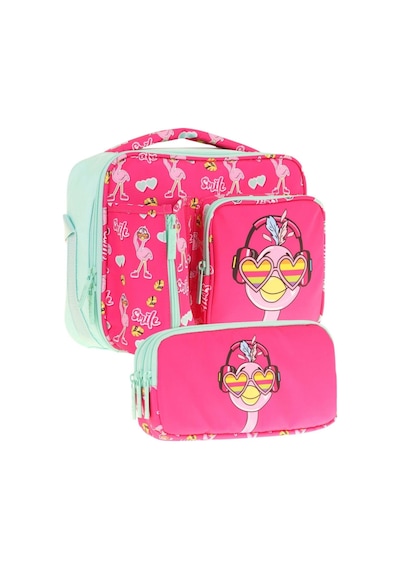 Kaukko Kids Kız Çocuk Kırmızı Yeşil Flamingo Desenli Üç Bölmeli Thermo Beslenme Çantası Ve Kalemlik Seti L7235+l8235 Kırmızı - Yeşil Kaukko Kids Kız Çocuk Kırmızı Yeşil Flamingo Desenli Üç Bölmeli Thermo Beslenme Çantası Ve Kalemlik Seti L7235+l8235 Kırmızı - Yeşil