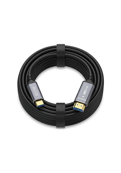 Sline 8k V2.1 Fiber Optik Hdmı Kablo - 30metre 7680x4320p