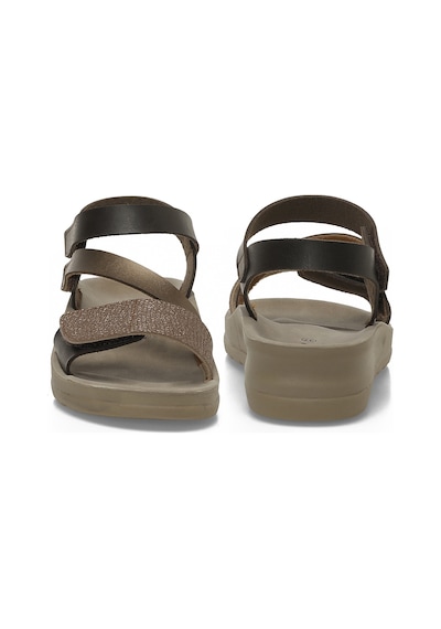 Polaris 409106.z6fx Bronz Kadın Comfort Sandalet 000000000102252290 Altın