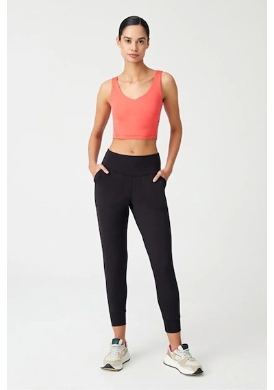 Cloudymood Kadın Siyah Yüksek Bel Jogger Eşofman Altı Joggers Siyah - 880996820 Siyah