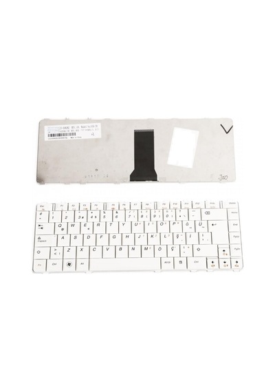 Lenovo İdeapad Y450a, Y450g, Y460, Y550, B460, V460, Y550a, Y550p Notebook Klavyesi, Beyaz - Tr