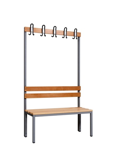 Ayakkabılıksız 4 Ayaklı Tek Taraflı Bank, 5 Kanca, 100x43x170 Cm, Spor Bankı
