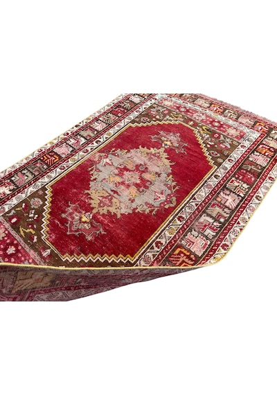 El Dokuma Antika Avanos Halısı 100x160 Kök Boya %100 Yün Halı