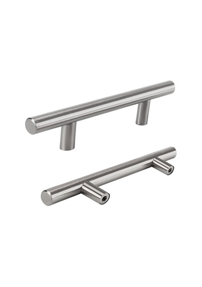 10 Adet Pürüzsüz İnox Metal Kulp 192 Mm Mobilya Mutfak Çekmece Dolap Dolabı Kulbu Kulpu Kulpları