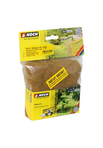 Noch 7111 Statik Çayır Dokusu, Bej, 12 Mm, 40 Gram Diorama Malzemesi-54593