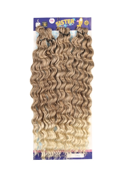 Sister Afro Dalgası Saç - Küllü Kumral / Platin Ombreli 12-613