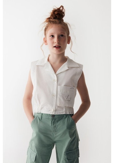 Nk Kids Kız Pantolon 24ynk54748 Beyaz