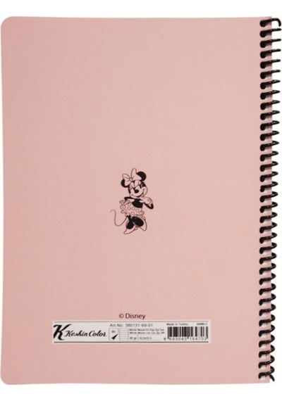 Keskin Color Disney All Eyes On Minnie Çizgili Defter 16,5x22,5 80 Yaprak Karışık