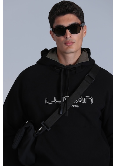 Lufian Erkek Brave Sweatshirt 112030152 Siyah Siyah