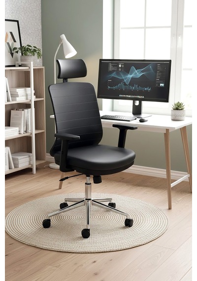 Ofisbazaar Up Deri Yönetici Koltuğu Ergonomik Ve Modern Tasarım Martin 06- Gri Deri Gri Ofisbazaar Up Deri Yönetici Koltuğu Ergonomik Ve Modern Tasarım Martin 06- Gri Deri Gri