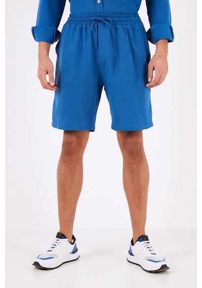 Buratti Pamuklu Regular Fit Cepli Müslin Erkek Short Cf24S657802 Saks