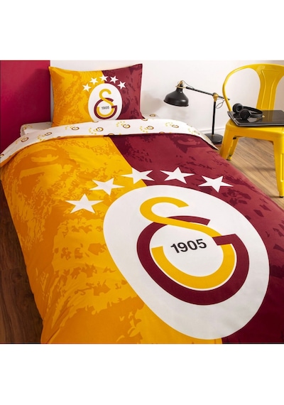 Tek Kişilik Nevresim Tak. Çarşafı Lastikli Galatasaray 5. Yıldız