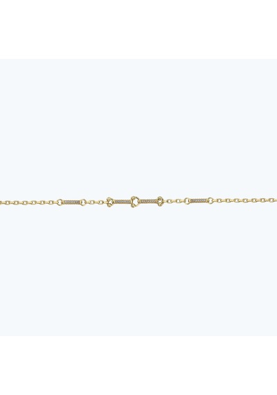 Altınbaş Altın Taşlı Zincir Bileklik Abl0185-y-25295 Çok Renkli