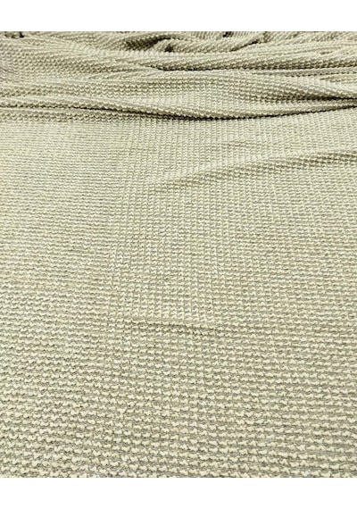 Gri Bej Renklerde Örme Kumaş 140x250cm-10886 Gri