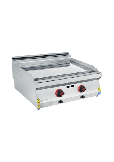 Karacasan Endüstriyel 80 Cm 700 Seri Set Üstü Lpg Tüplü Düz Pleyt Izgara