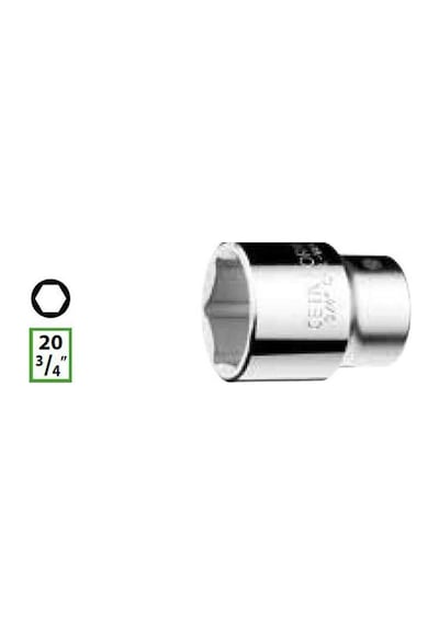 Ceta Form 3/4"6 Köşe Lokma Anahtar-36mm C32-h36