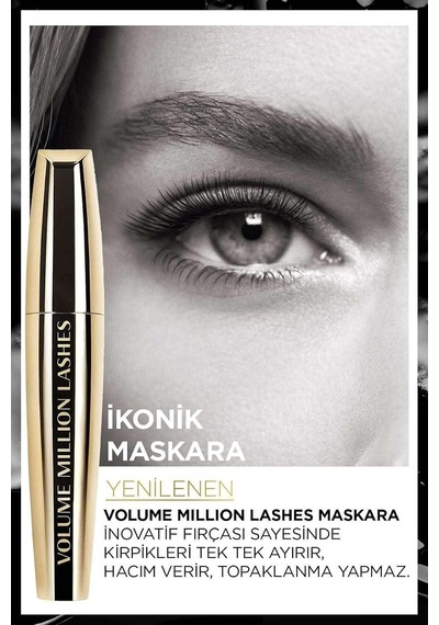 Lexroo Volume Million Lashes Maskara Siyah