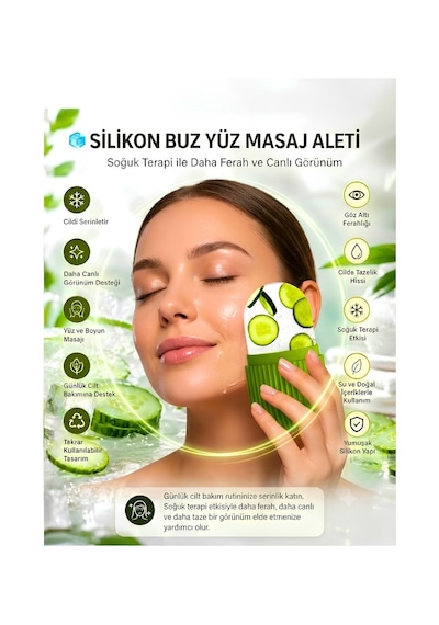 Yüz Masaj Aleti Buz Kalıbı Cilt Bakımı Yüz Için Buz Kalıbı Yüz Masaj Buzu Buz Küresi Yüz Buzu