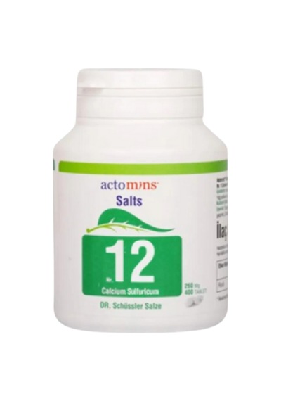 Schüssler Dr. Tuzları Nr.12 Calciumsulfuricum 400 Tablet