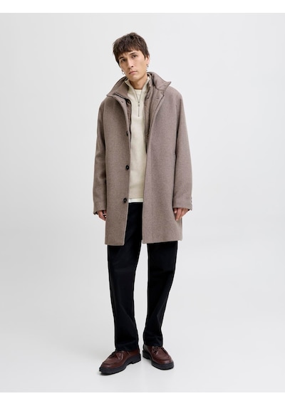 Jack & Jones Jprblamılano Stıtch Knıt Half Zıp Sn Cloud Dancer Cloud Dancer