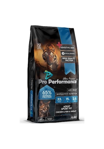 Pro Performance Ultra Premium Sportfit Tavuk Somon Ve Karidesli Yetişkin Kedi Maması 15 KG