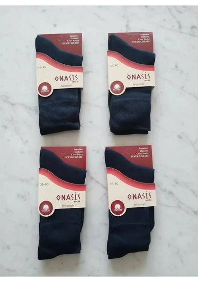 Efemicgiyimstore Ekonomik Diyabetik Dikişsiz Bayan Siyah Şeker Çorabı 12'li Paket Çok Renkli Efemicgiyimstore Ekonomik Diyabetik Dikişsiz Bayan Siyah Şeker Çorabı 12'li Paket Çok Renkli