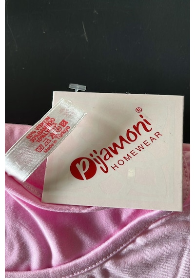 Pijamoni Kadın Milan Büyük Beden Bisiklet Yaka Kısa Kol İnce Pijama Takımı 7665/17 - 1 Adet Pembe Pijamoni Kadın Milan Büyük Beden Bisiklet Yaka Kısa Kol İnce Pijama Takımı 7665/17 - 1 Adet Pembe