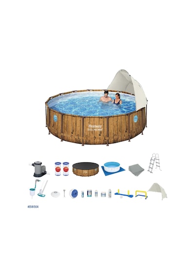 Bestway Gölgelikli Prefabrik Full Havuz Seti 549x122cm Bw564 56977
