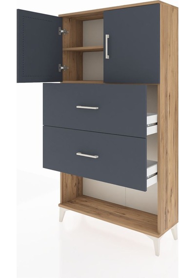 Arges Dolap 2 Raflı 2 Çekmeceli 2 Kapaklı 88x30x163 Çam-aytaşı Atlas Çam Arges Dolap 2 Raflı 2 Çekmeceli 2 Kapaklı 88x30x163 Çam-aytaşı Atlas Çam