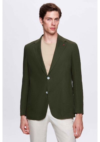 D's Damat Ds Damat Regular Fit Haki Düz Kumaş Ceket 4hc04s2024362 Haki