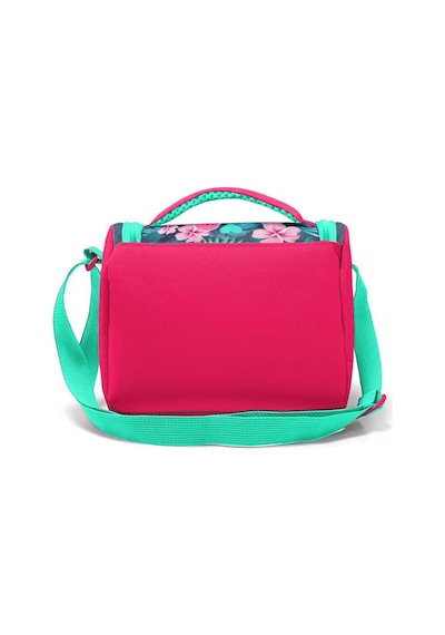 Coral High Kids Neon Mercan Su Yeşili Flamingo Desenli Beslenme Çantası 11834