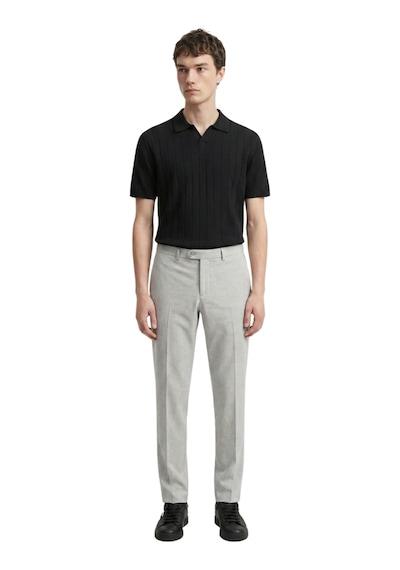 Anthony Jackson Premium Erkek Triko Polo Yaka T-shirt Ravello Siyah