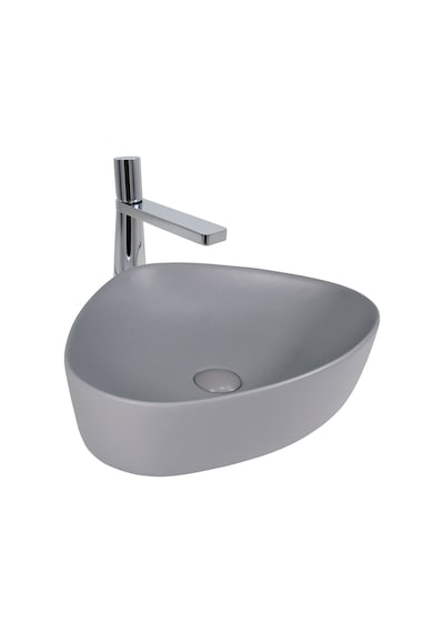 Paluci Doğa Multi Matt Light Gray Çanak Lavabo Sırlı