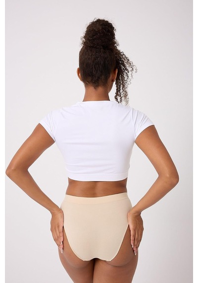 Kadın Slip Mini-1 Açık Beyaz