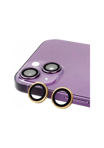 Newface Apple İphone 15 Raze Metal Kamera Lens - Sarı